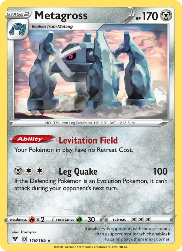 Metagross, Vivid Voltage Nº 118