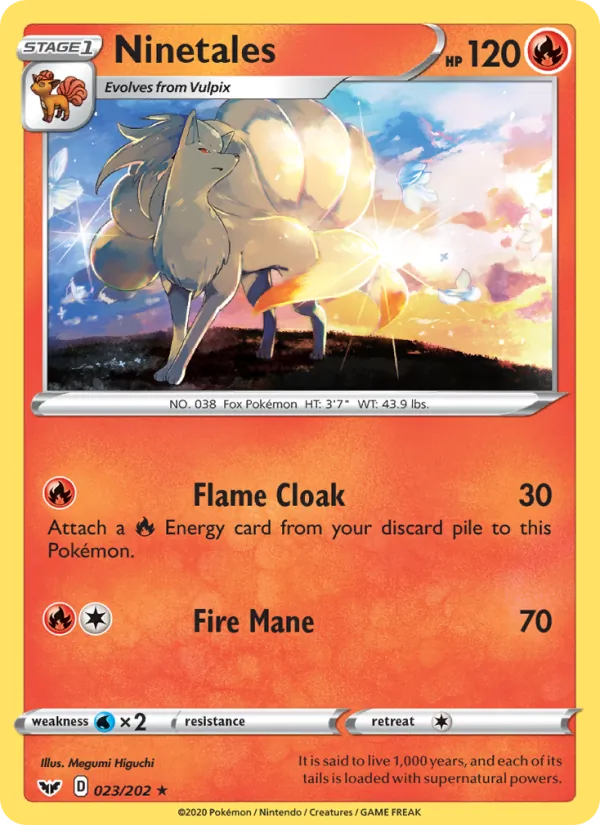 Ninetales, Sword & Shield No. 23