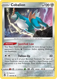 Cobalion, Silver Tempest Nº 126 Normal