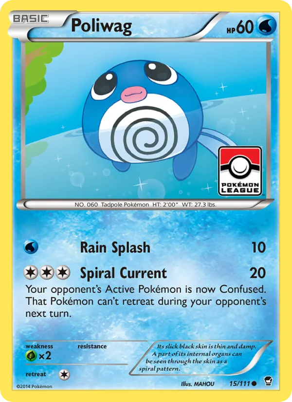 Poliwag, Furious Fists Nº 15
