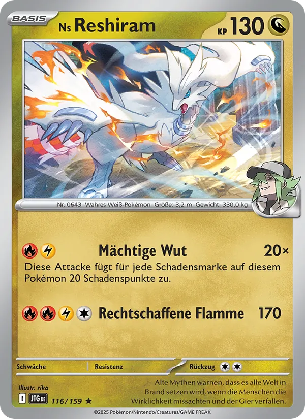 Ns Reshiram, Reisegefährten Nº 116