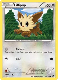Lillipup, Black & White No. 80 Normal