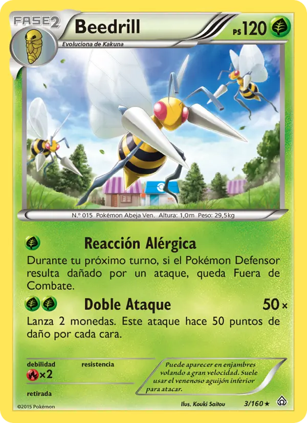 Beedrill, Duelos Primigenios Nº 3