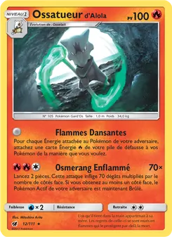 Ossatueur d’Alola, Invasion Carmin Nº 12 Normal