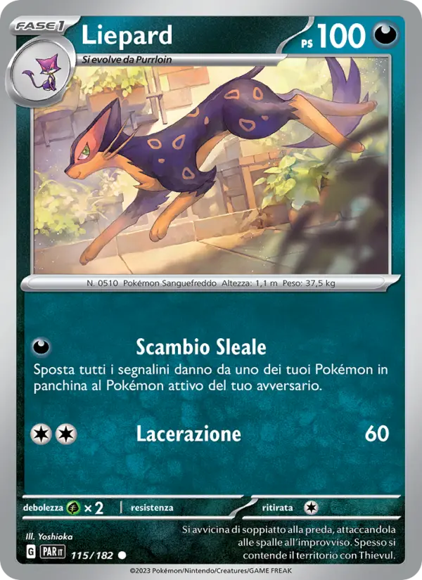 Liepard, Paradosso Temporale Nº 115