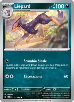 Liepard, Paradosso Temporale Nº 115 Normal