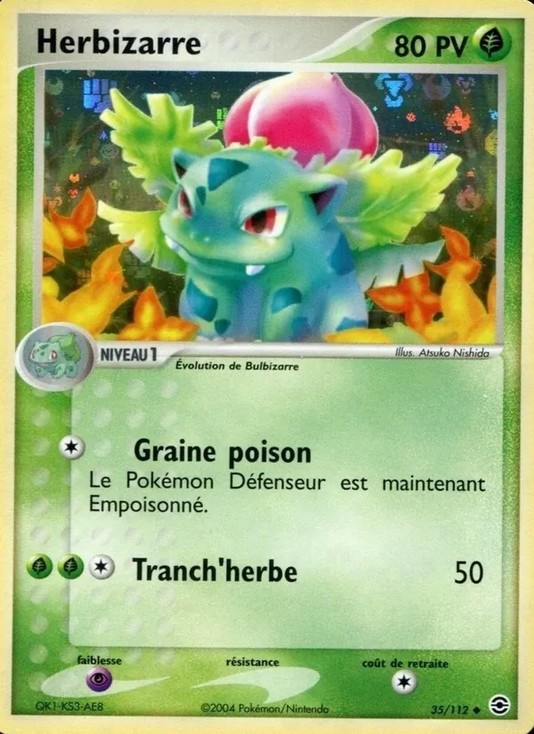 Herbizarre, EX Rouge Feu & Vert Feuille No. 35