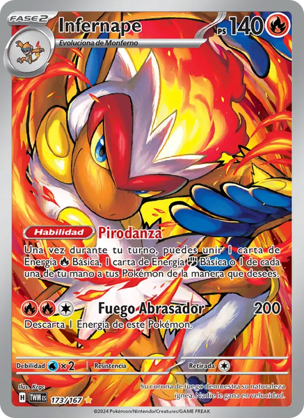 Infernape, Mascarada Crepuscular Nº 173