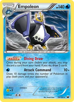 Empoleon, Dark Explorers No. 29 Normal
