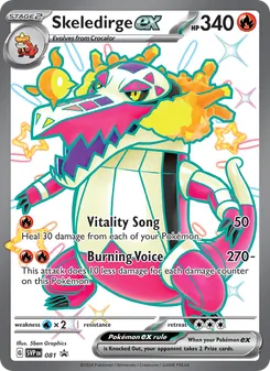 Skeledirge ex, SVP Black Star Promos No. 081 Holo
