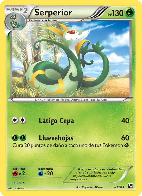 Serperior, Negro y Blanco No. 5