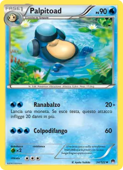 Palpitoad, Turbo Crash Nº 34 Normal