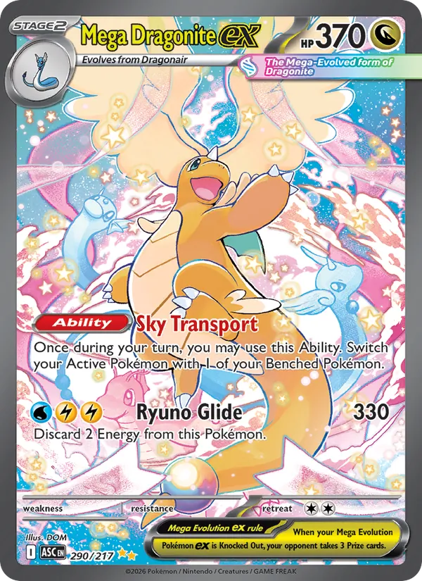 Mega Dragonite ex, Ascended Heroes No. 290