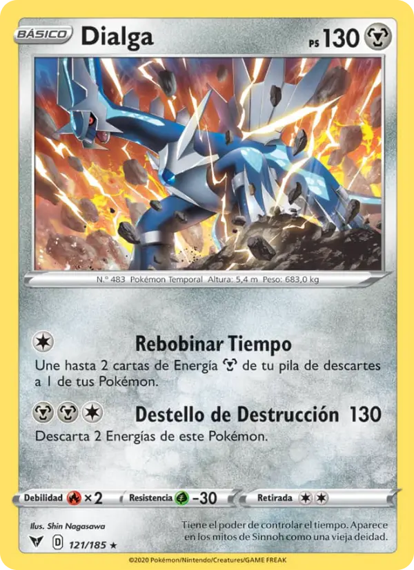 Dialga, Voltaje Vívido Nº 121