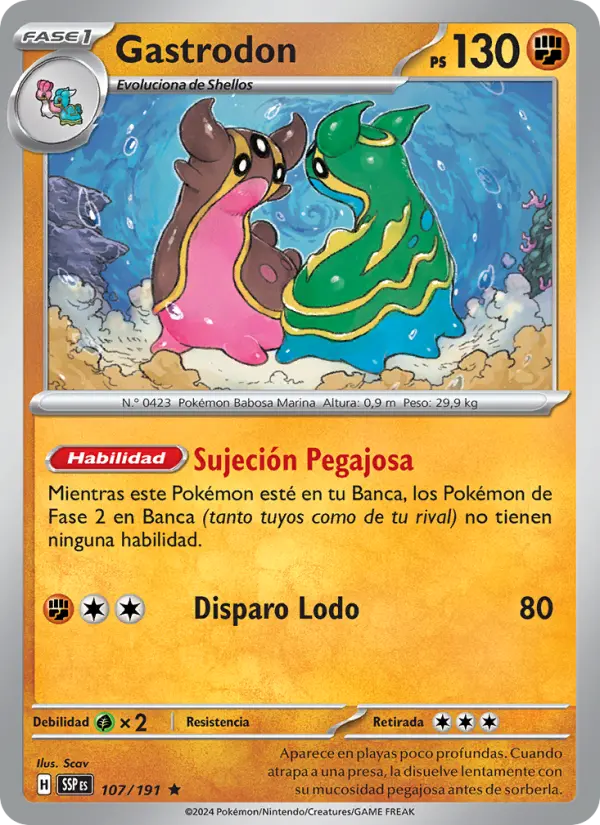 Gastrodon, Chispas Fulgurantes No. 107