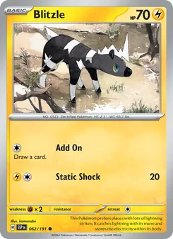 Blitzle, Surging Sparks No. 062 Normal