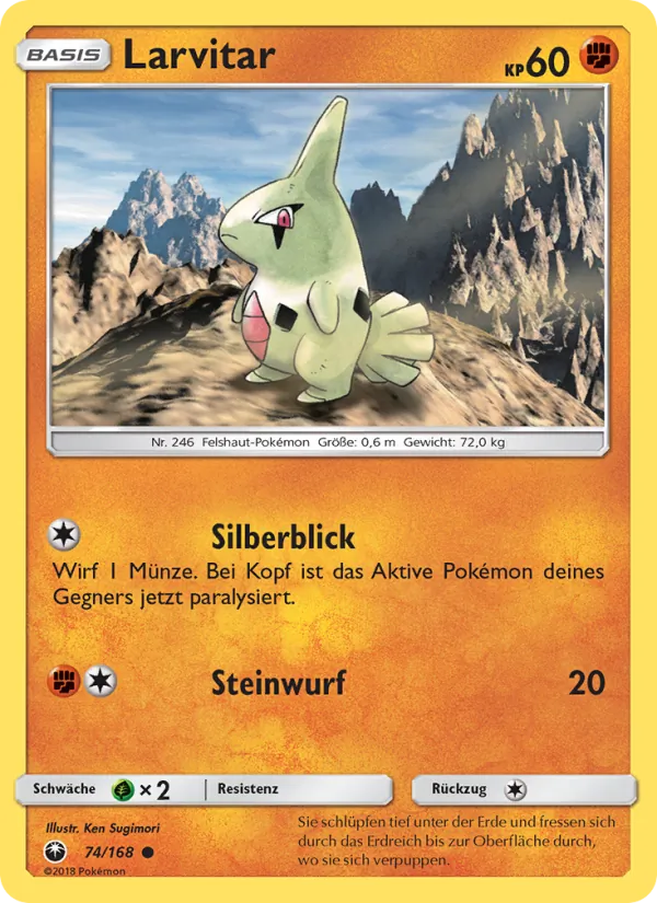 Larvitar, Sturm Am Firmament No. 74