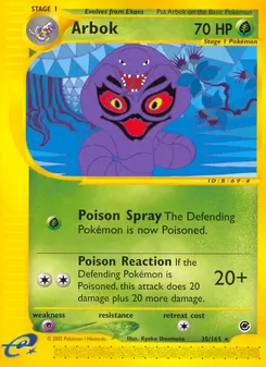 Arbok, Expedition Base Set No. 35 Normal