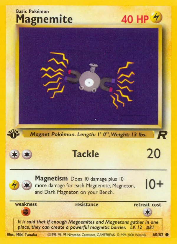 Magnemite, Team Rocket Nº 60