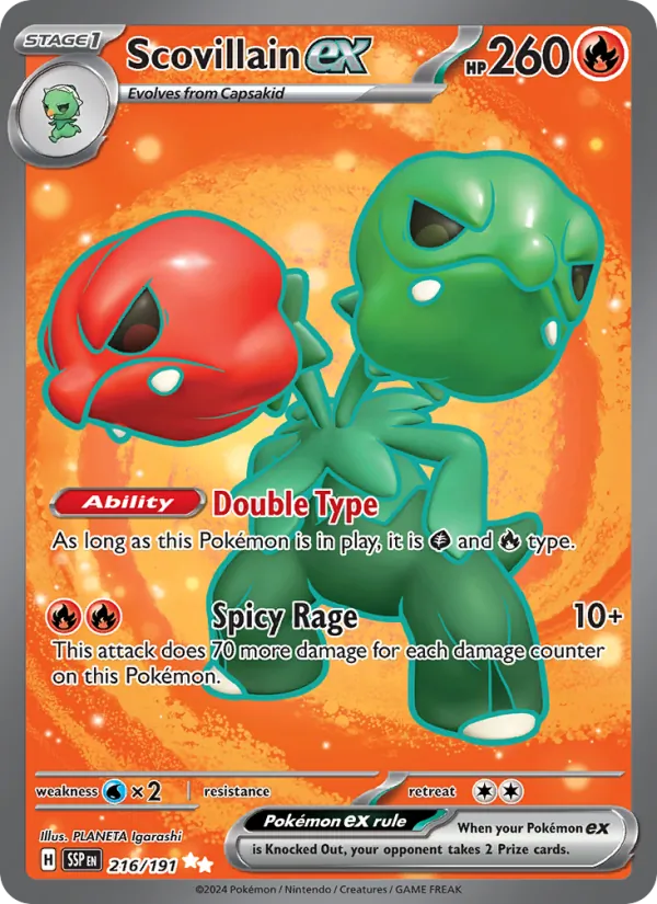 Scovillain ex, Surging Sparks No. 216