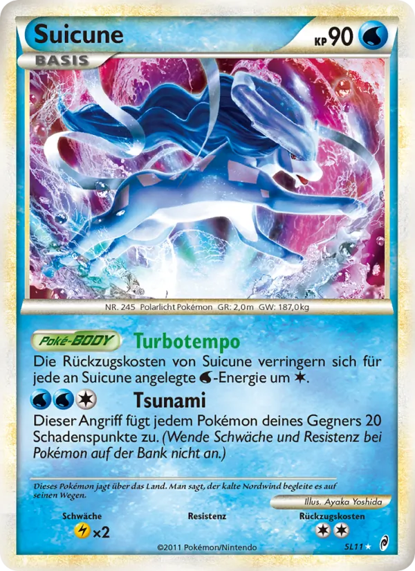 Suicune, Ruf der Legenden No. SL11