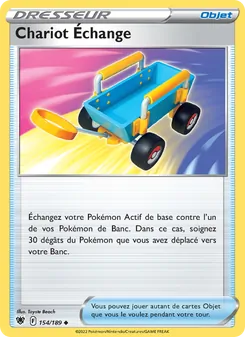 Chariot Échange, Astres Radieux Nº 154 Normal
