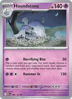 Houndstone, Mega Evolution No. 066 Normal