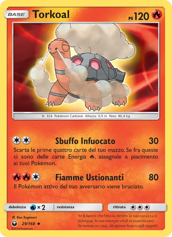 Torkoal, Tempesta Astrale No. 29