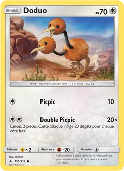 Doduo, Alliance Infaillible Nº 150 Normal