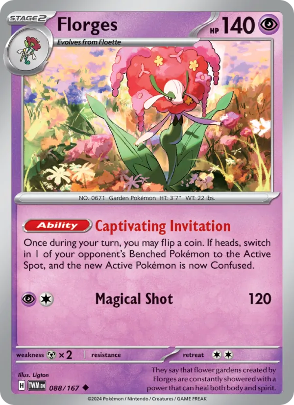 Florges, Twilight Masquerade Nº 088