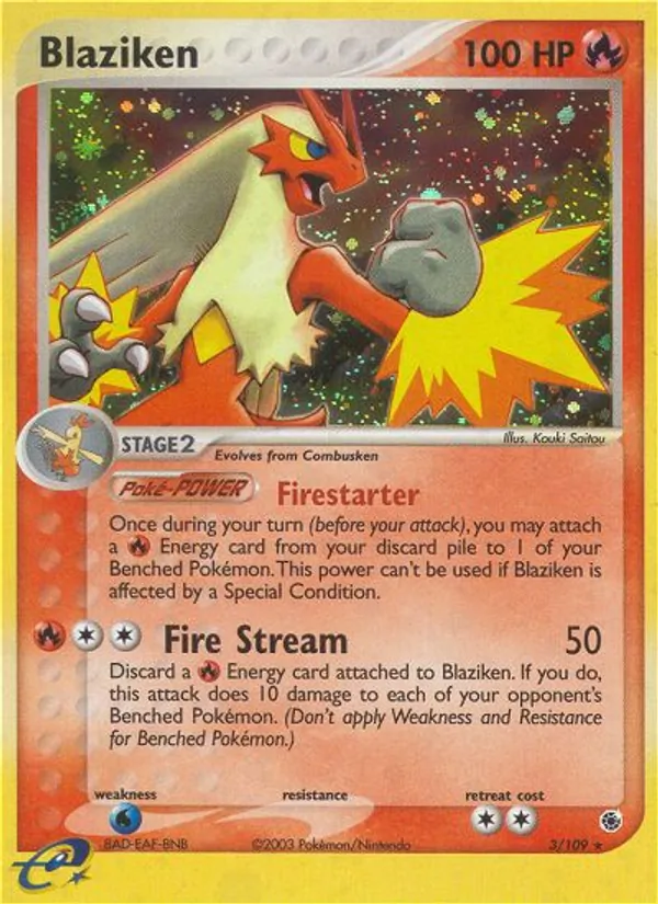 Blaziken, Ruby & Sapphire No. 3