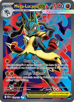 Méga-Lucario-ex, Méga-Évolution Nº 160 Holo