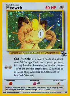 Meowth, Wizards Black Star Promos No. 10