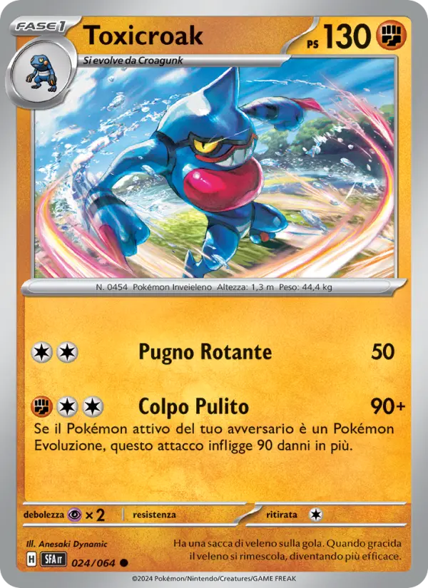Toxicroak, Segreto Fiabesco No. 024