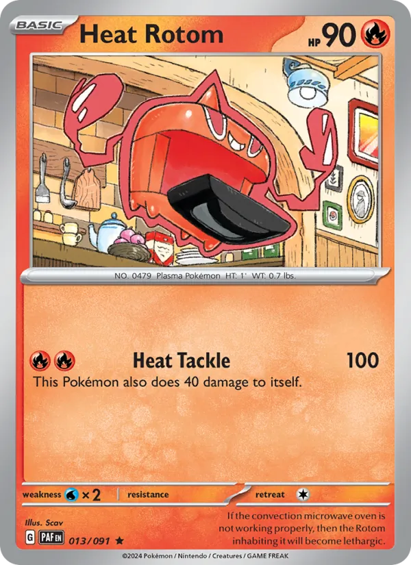 Heat Rotom, Paldean Fates No. 013