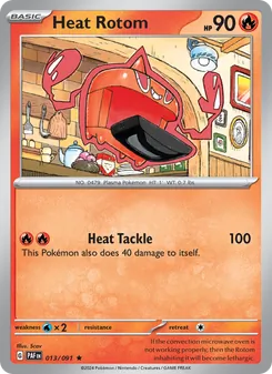 Heat Rotom, Paldean Fates No. 013 Holo