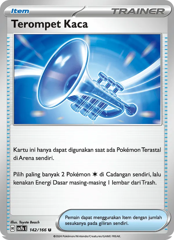 Terompet Kaca, Bimbingan Rasi No. 142