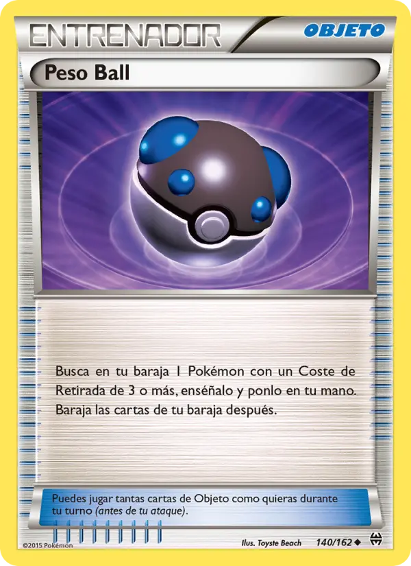 Peso Ball, Turbo Impulso Nº 140