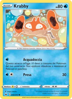 Krabby, Spada e Scudo No. 42 Normal