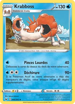Krabboss, Épée et Bouclier Nº 44 Normal
