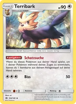 Terribark, Sonne & Mond Nº 104 Normal