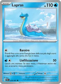 Lapras, Destino di Paldea Nº 016 Normal