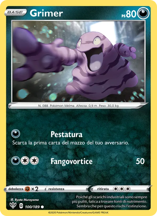 Grimer, Fiamme Oscure Nº 100