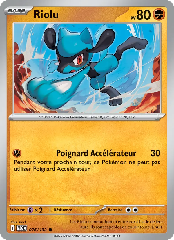 Riolu, Méga-Évolution Nº 076