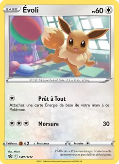 Évoli, Promo SWSH Nº SWSH212 Normal