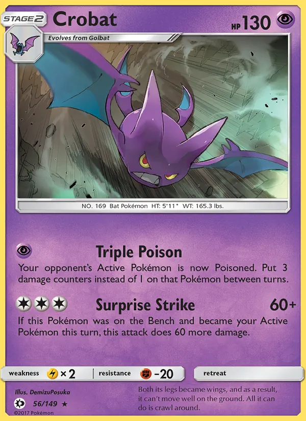 Crobat, Sun & Moon No. 56