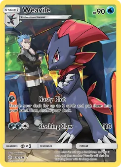 Weavile, Cosmic Eclipse Nº 238 Normal