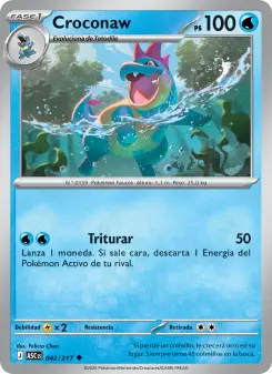 Croconaw, Héroes Ascendentes Nº 042 Normal