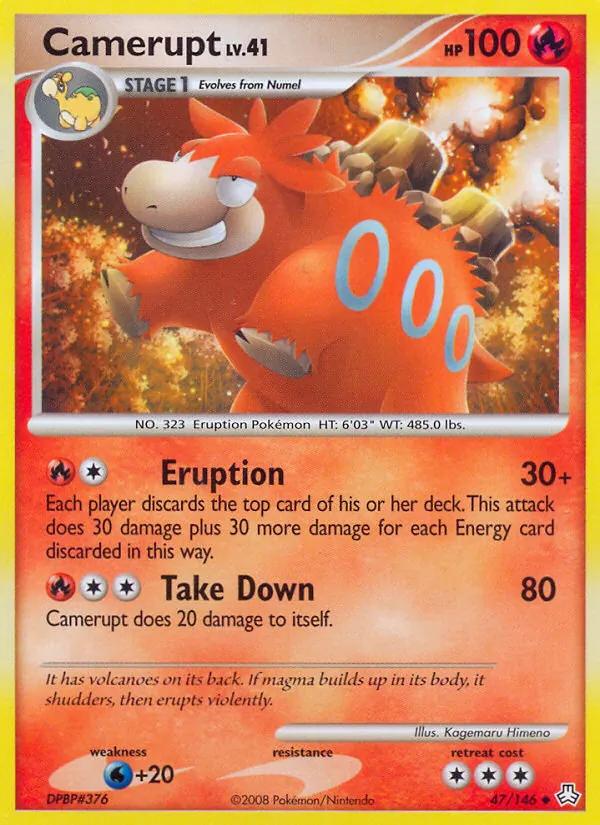 Camerupt, Legends Awakened No. 47