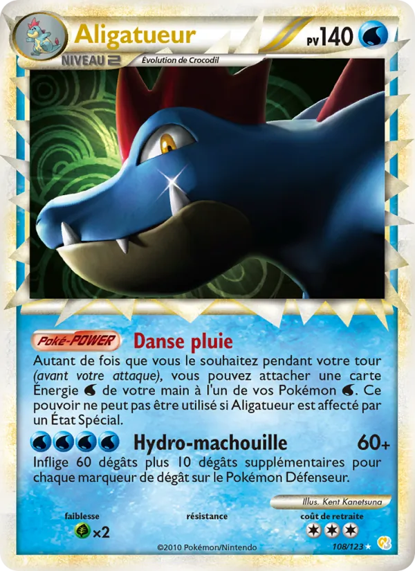 Aligatueur, HeartGold SoulSilver No. 108